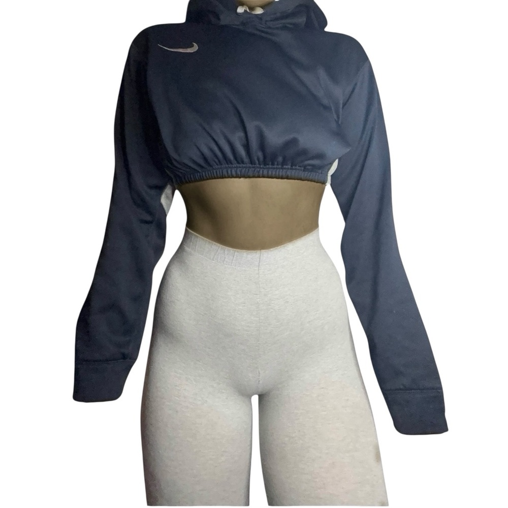 Nike Reworked Custom Crop Hoodie